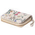 Christian Dior Caro Bifold Wallet Bifold Cream Multi Leather Floral